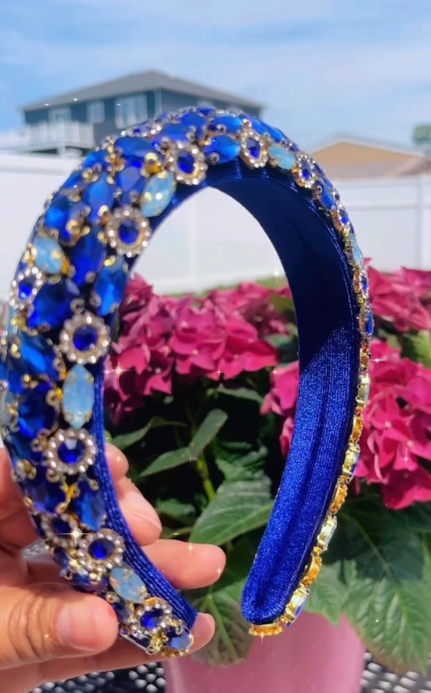Bling Royal Blue headband