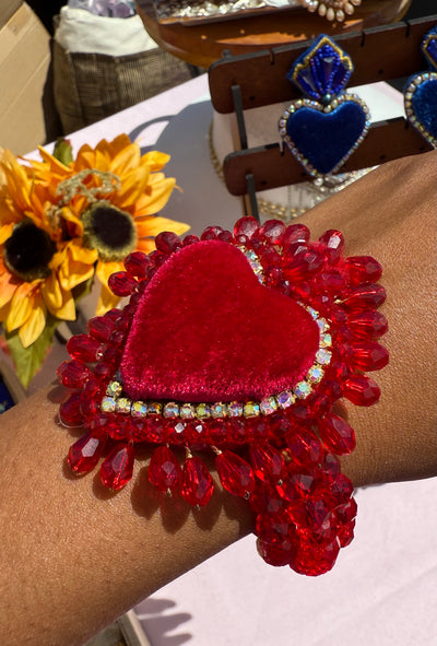 Sacred heart Bracelet red