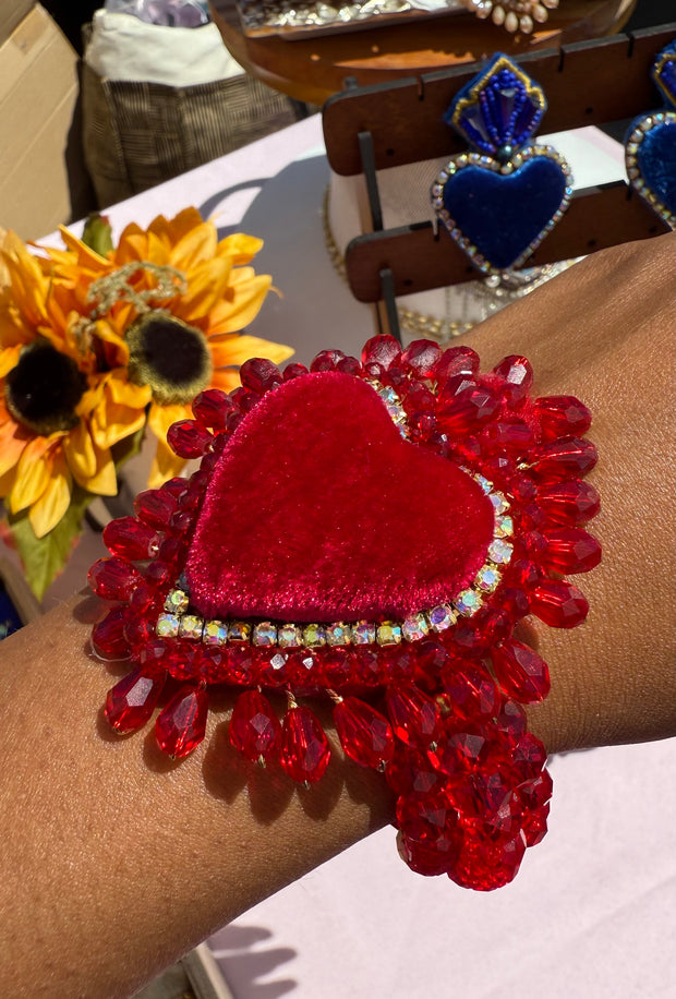 Sacred heart Bracelet red