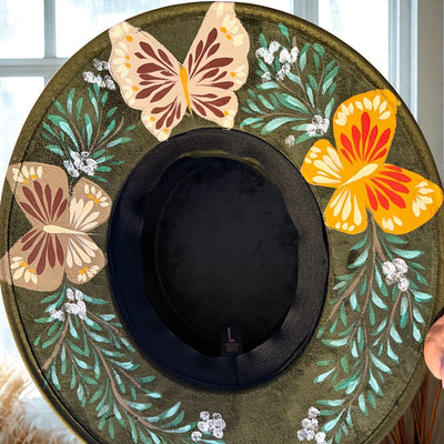 Autumn Butterfly Hunter Green