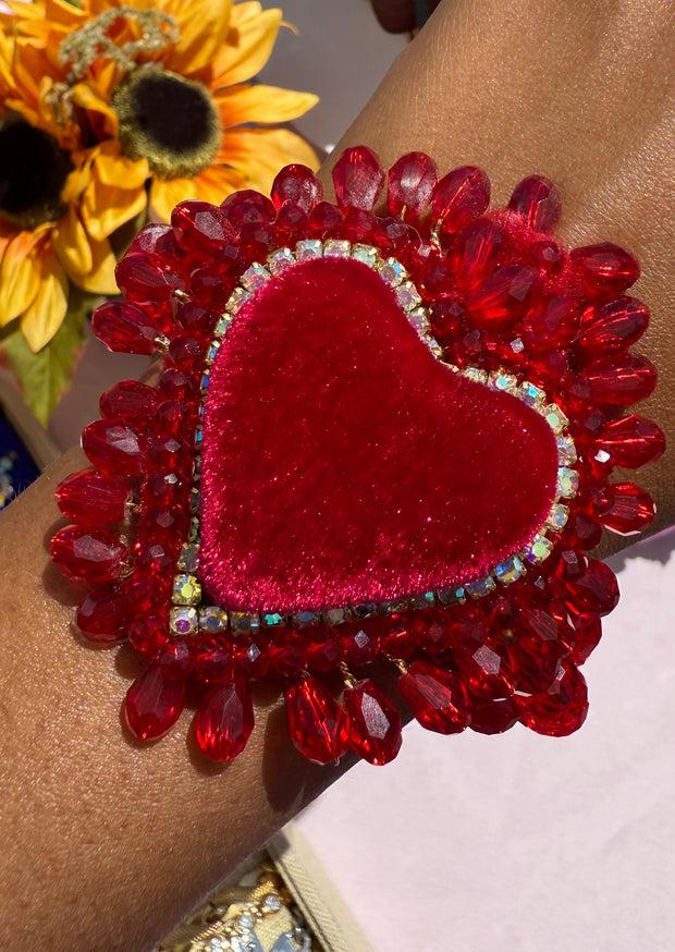 Sacred heart Bracelet red