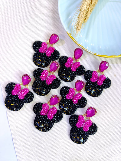 Bling Minnie earrings