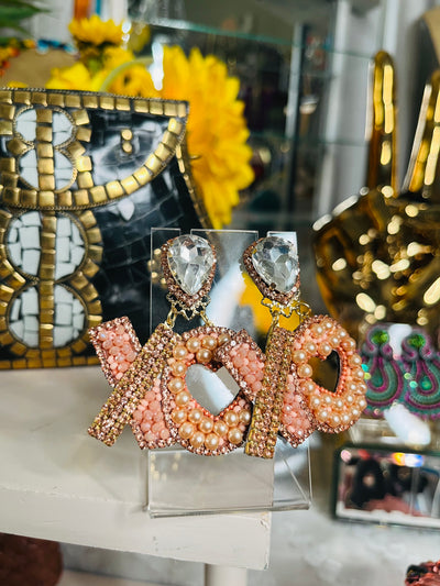 XOXO Peach Bling