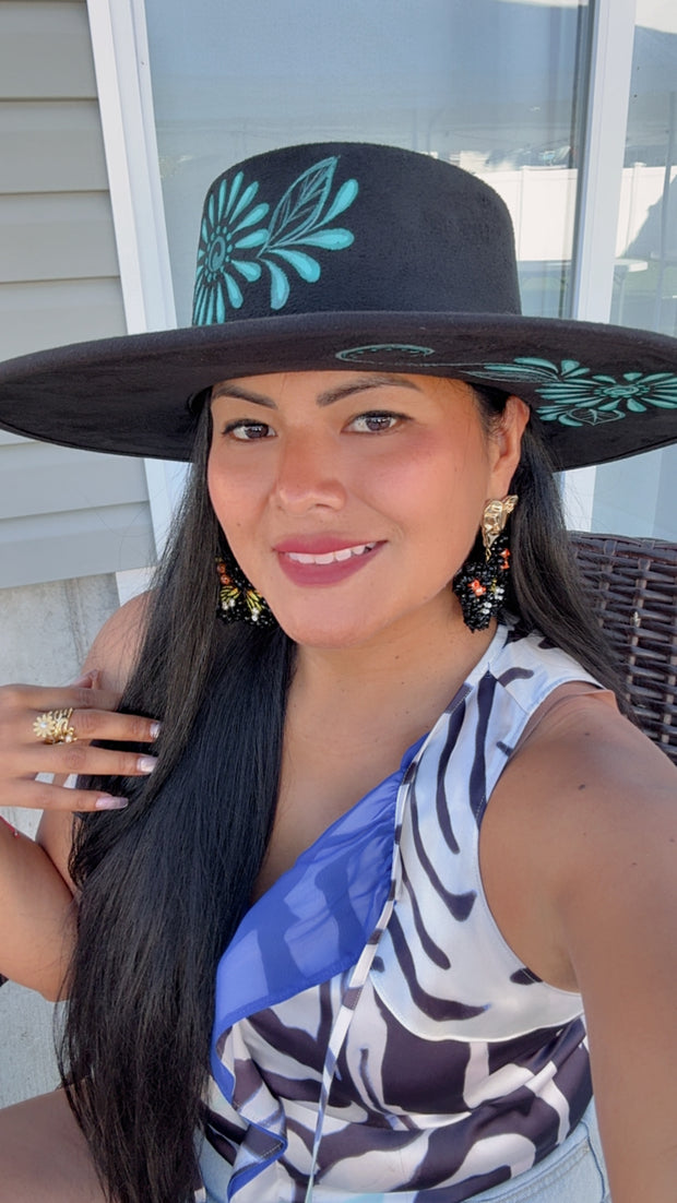 Beaded Monarca Earrings