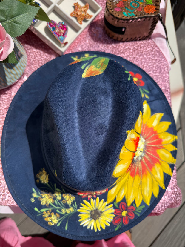 Fall Sunflower Navy